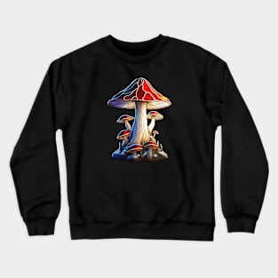 Tall Woodsy Mushroom Bunch Crewneck Sweatshirt